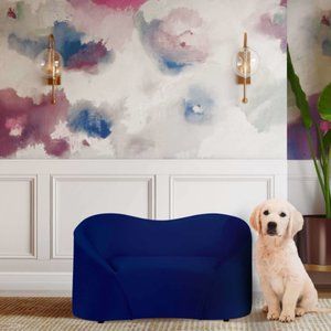 poodel Navy blue dog bed super cute